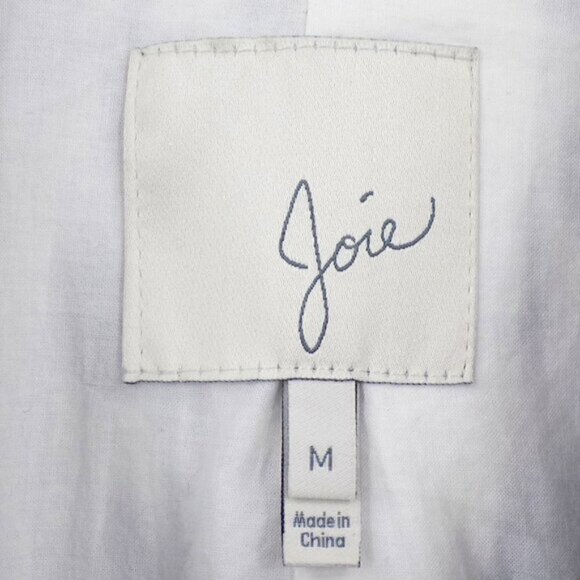 Joie Open Front Jacket Blazer Size Med 100% Linen Leopard Print - Picture 4 of 6